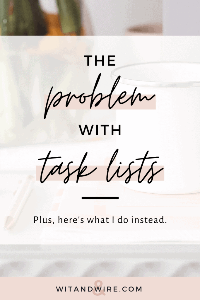 the problem with task lists