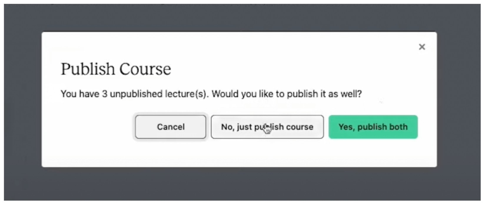 Teachable tutorial: how to publish course 